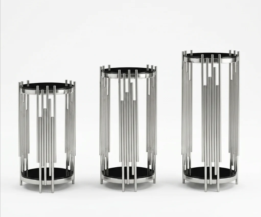 The Chime Luxury 3-Piece Display Pedestal Set
