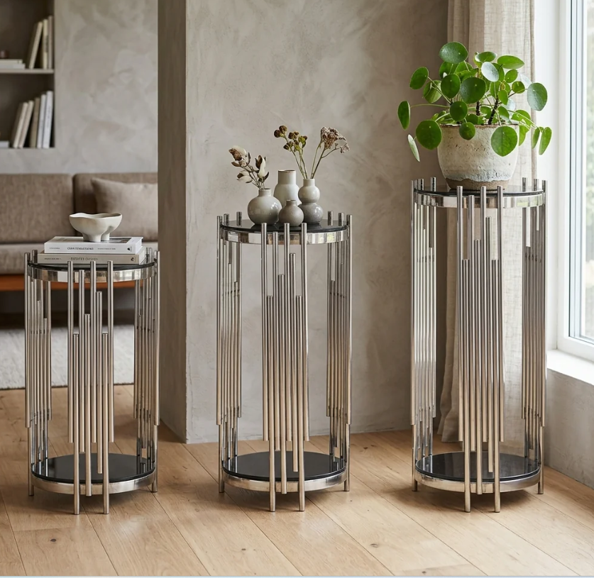 The Chime Luxury 3-Piece Display Pedestal Set