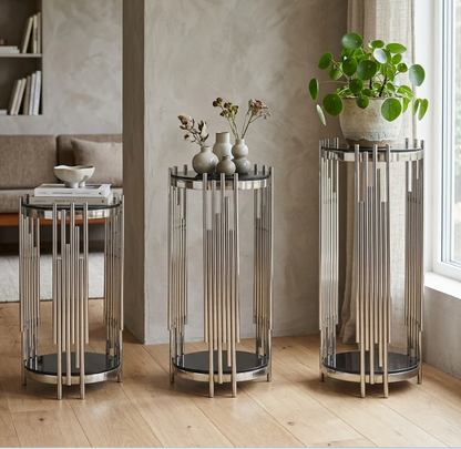 The Chime Luxury 3-Piece Display Pedestal Set