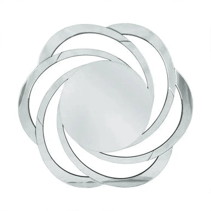 The Aura Swirl Contemporary Wall Mirror