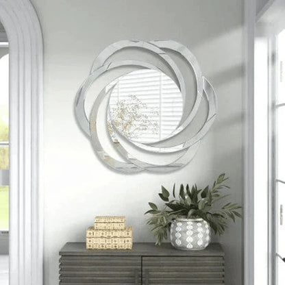 The Aura Swirl Contemporary Wall Mirror