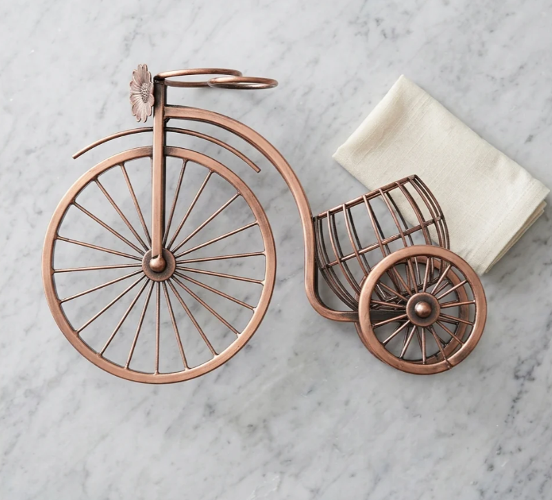 The Heritage Retro Bicycle Glass & Accent Server