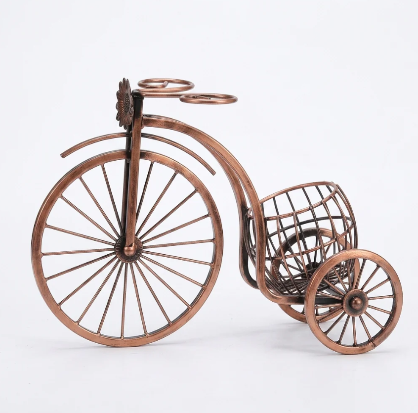 The Heritage Retro Bicycle Glass & Accent Server